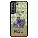 Coque silicone s22 j'peux pas y'a rugby drole humour vert portable personnalis� design xv de france etui ...
