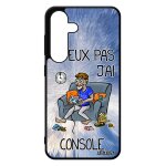 Coque silicone s24 j'peux pas j'ai console jpeux geek housse dessin comique drole play jeux video metal ...