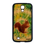 Coque silicone pour s4 bois ecureuil mignon mandala smartphone vert bumper telephone animaux housse texture ...