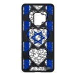 Coque silicone s9 drapeau israel israelien noir gel i love coeur jeux olympiques design housse foot smartphone ...