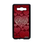 Coque silicone samsung a5 coeur romantique housse image rouge aluminium de samsung galaxy a5