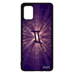 Coque silicone pour samsung a71 signe gemeaux noir du zodiaque horoscope antichoc pas cher astrologique ...