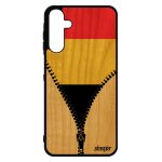 Coque silicone pour samsung galaxy a15 4g 5g bois drapeau belgique belge coupe du monde football sm - ...