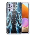 Coque silicone - samsung - galaxy a32 4g - bleu - motif manga - protection antichocs