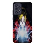 Coque silicone compatible samsung galaxy a53 5g edward full metal alchemist