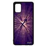 Coque silicone samsung galaxy a71 signe sagittaire dessin du zodiaque galaxie soleil horoscope violet ...