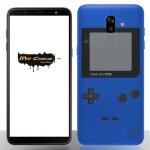 Coque silicone - samsung - galaxy j8 plus 2018 - console de jeux vintage - ultra - mince - protection ...