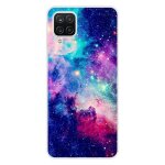 Coque en silicone - compatible samsung galaxy m22, samsung galaxy m32 - design galaxie bleue