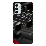Coque en silicone - compatible samsung galaxy m23 - design dj mixer