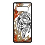 Coque silicone samsung galaxy note 8 femme feerique art 4g telephone azteque tpu
