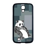 Coque silicone samsung galaxy s4 panda geometrique noir et blanc bebe unique 4g Coque silicone samsung galaxy s4 panda geometrique noir et blanc bebe unique 4g
