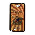Coque silicone samsung note 2 vrai bois j'peux pas y'a foot rouge comique football telephone je 4g supporter ...