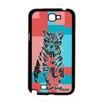 Coque silicone pour samsung note 2 chat 4g cube homme fantaisie petit de samsung galaxy note 2