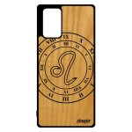 Coque silicone pour samsung note 20 bois signe astrologique lion galaxie frne horoscope univers unique ...