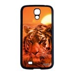 Coque silicone samsung s4 tigre tigresse ciel design felin animaux de tasmanie orange telephone couch ...