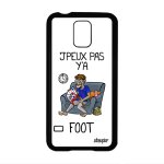 Coque silicone samsung s5 j'peux pas y'a foot humoristique drole bande dessine pas cher metal jpeux ...