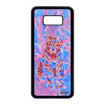 Coque silicone samsung s8 plus chat plume 4g pastel bengal chaton animaux samsung galaxy s8 plus