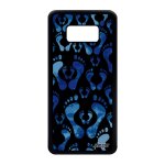 Coque silicone pour samsung s8 trace de pas housse telephone swag couleur samsung galaxy s8