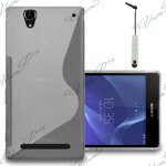 Coque silicone pour sony xperia t2 ultra 6. 0 gel motif s au dos - transparent + mini stylet Coque silicone pour sony xperia t2 ultra 6. 0 gel motif s au dos - transparent + mini stylet