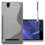 Coque silicone pour sony xperia t2 ultra 6. 0 gel motif s au dos - transparent + stylet Coque silicone pour sony xperia t2 ultra 6. 0 gel motif s au dos - transparent + stylet