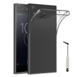 Coque silicone pour sony xperia xa1 plus 5. 5 gel ultraslim et ajustement parfait - transparent + mini ... Coque silicone pour sony xperia xa1 plus 5. 5 gel ultraslim et ajustement parfait - transparent + mini ...