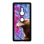 Coque silicone sony xperia xz2 aigle design noir animaux smartphone nature royal fleurs dessin animal ...