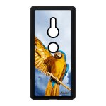 Coque en silicone sony xperia xz2 perroquet de protection antichoc smartphone tropical nuage animaux ...