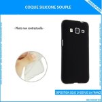 Coque en silicone souple pour alcatel c3 (4033) noire