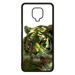 Coque en silicone tigre redmi note 9 pro felin fauve telephone animal design sauvage etui vert original ...