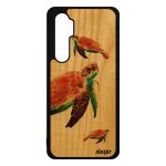 Coque silicone tortue xiaomi mi note 10 lite bois nature souple portable peinture ocean geante jeu. marine ...