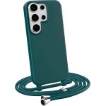 Coque silicone tpu souple pour samsung galaxy s25 ultra avec cordon rglable et lanire portative - vert ...