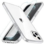 Coque silicone transparente + verre trempe pour iphone 13 little boutik�
