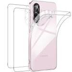 Coque silicone transparente + verres trempes et protections camera arriere transparent x2 pour samsung ... Coque silicone transparente + verres trempes et protections camera arriere transparent x2 pour samsung ...