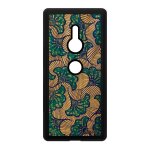 Coque silicone wax de protection pour sony xperia xz2 en bois color� rigide telephone ethnique africain ...