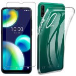 Coque silicone pour wiko view 4 lite 6. 52  gel ultraslim et ajustement parfait - transparent + 1 film ...