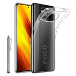 Coque silicone pour xiaomi poco x3 nfc / poco x3 6. 67  gel ultraslim et ajustement parfait - transparent ...