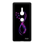 Coque silicone pour xperia xz2 infini color� 4g portable oiseau amour femme sony xperia xz2