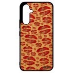 Coque smack samsung a34 en bois silicone telephone clope glamour bouche portable impression levres etui ...
