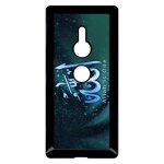 Coque pour smartphone - allah is one paillette - compatible avec sony xperia xz2 - plastique - bord noir ...
