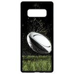 Coque pour smartphone - ballon de rugby - compatible avec samsung galaxy note 8. 0 - plastique - bord ...