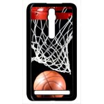 Coque pour smartphone - basket ball - compatible avec asus zenfone 2 ze551ml - plastique - bord noir
