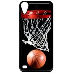 Coque pour smartphone - basket ball - compatible avec htc desire 530 - plastique - bord noir