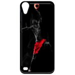 Coque pour smartphone - basket - compatible avec htc desire 530 - plastique - bord noir