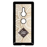 Coque pour smartphone - carpe diem modif orient fond blanc - compatible avec sony xperia xz2 - plastique ...