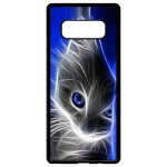 Coque pour smartphone - chat eyes blue - compatible avec samsung galaxy note 8. 0 - plastique - bord ... Coque pour smartphone - chat eyes blue - compatible avec samsung galaxy note 8. 0 - plastique - bord ...