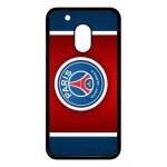 Coque pour smartphone - club psg paris saint germain bleu blanc rouge - compatible avec motorola moto ...