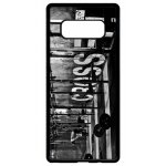 Coque pour smartphone - crossfit - compatible avec samsung galaxy note 8. 0 - plastique - bord noir