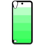 Coque pour smartphone - degrad vert fluo - compatible avec htc desire 530 - plastique - bord noir