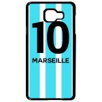 Coque pour smartphone - equipe maillot marseille - compatible avec samsung galaxy a7 (2016) - plastique ...