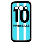 Coque pour smartphone - equipe maillot marseille - compatible avec samsung galaxy ace 3 - plastique - ...